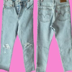 Levi's Light Blue Ripped Jeans